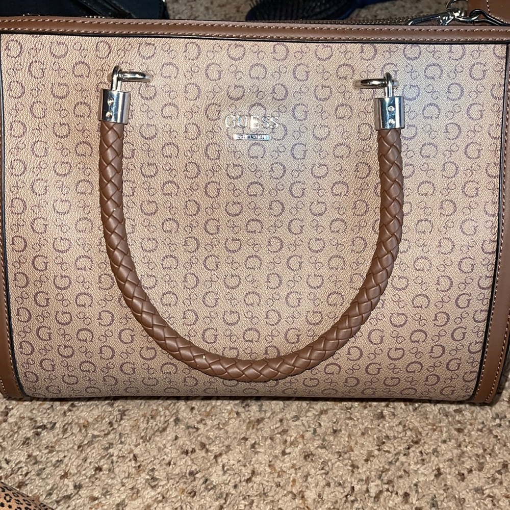 Tan GUESS purse